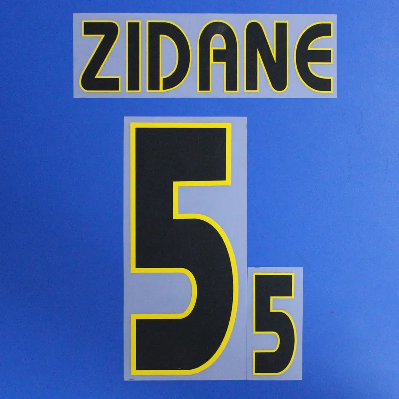 2003-04 ZIDANE #5 custom player namesets football badges patch | Спорт и развлечения