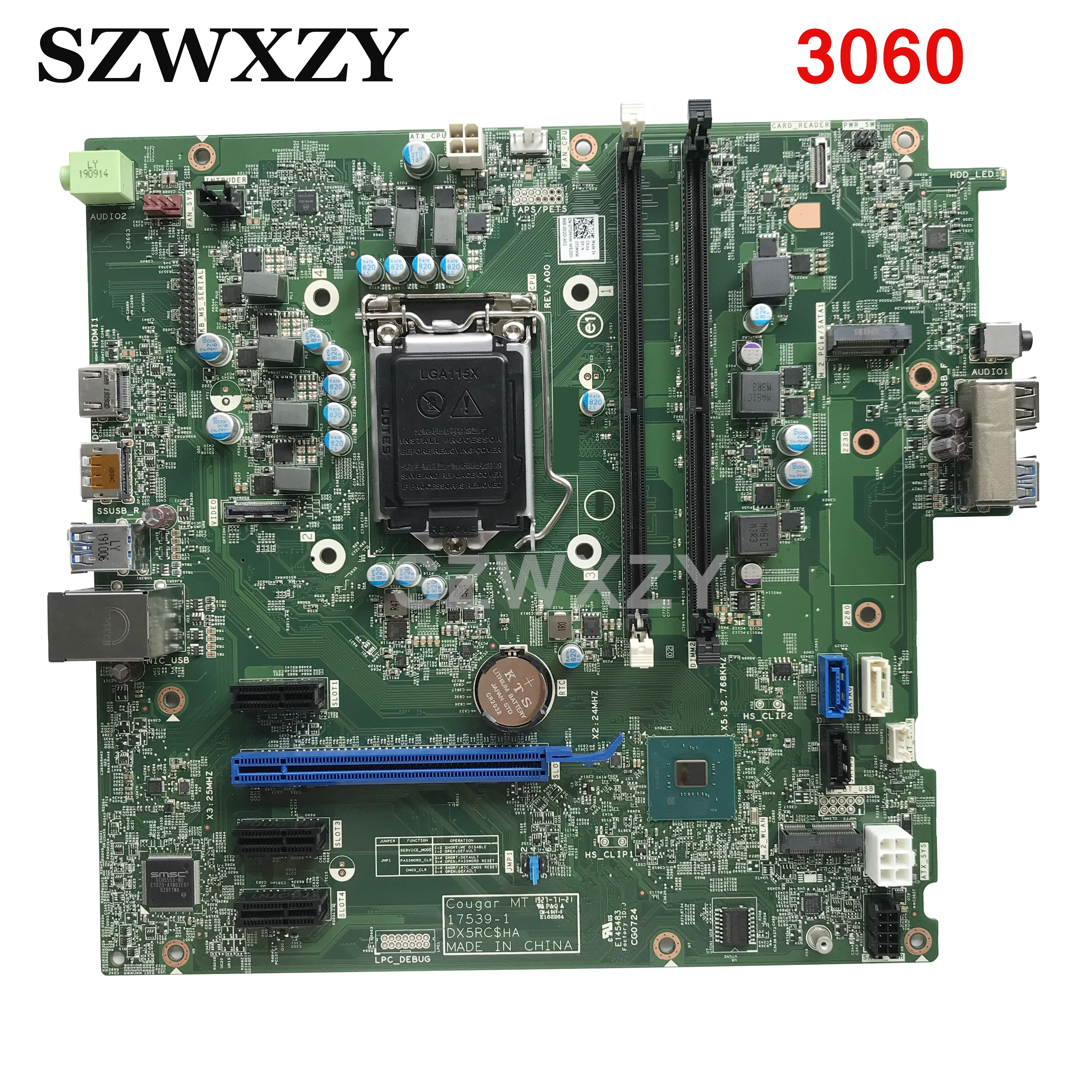 デルのoptiplex 3060デスクトップマザーボードt0mhw 0t0mhw Cn 0t0mhw Lga 1151 Ddr4 Motherboards Aliexpress