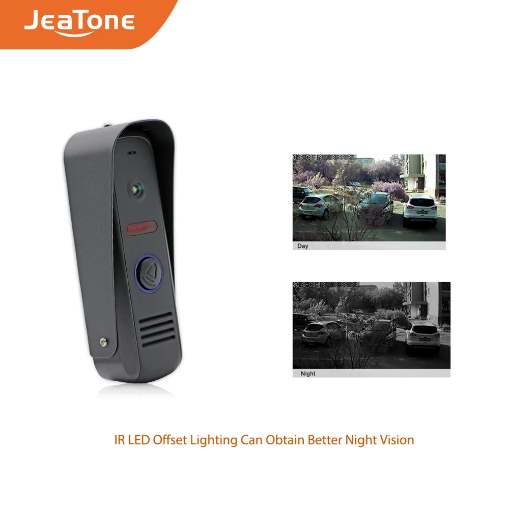 Видеодомофон JeaTone 7 ''от одного до двух домофон домашняя система безопасности