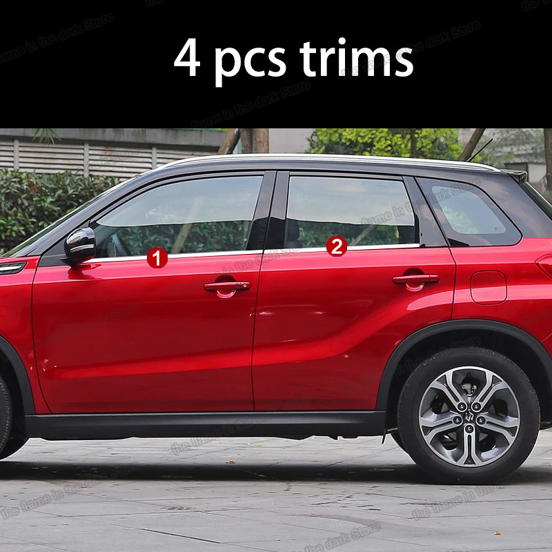 Lsrtw2017 304 нержавеющая сталь автомобильные окна для suzuki vitara 2015 2016 2017 2018 Suzuki скускудо