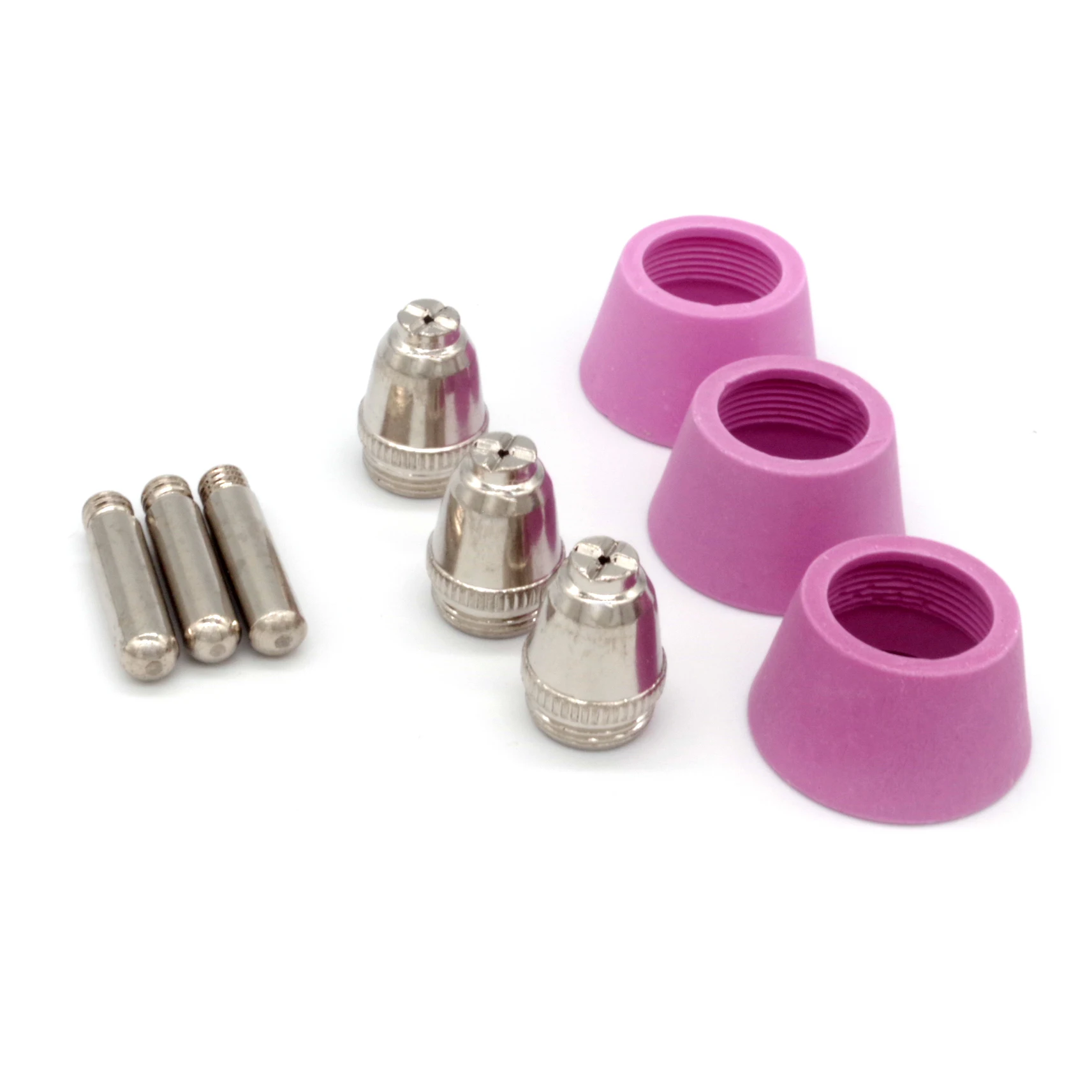 25Pcs AG-60 plasma consumables Air Plasma Cutter Cutting Nozzles Electrode Tip Torch Consumable Kits 60A Fit For LGK-60 CUT-60 |