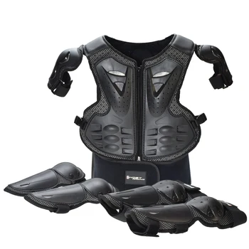 

Age 4-14 Child Sports Full Body Protection Set Armor Chest Spine Knee Elbow Guard Motorcycle Bicycle Bike Skateboard Vest Suits