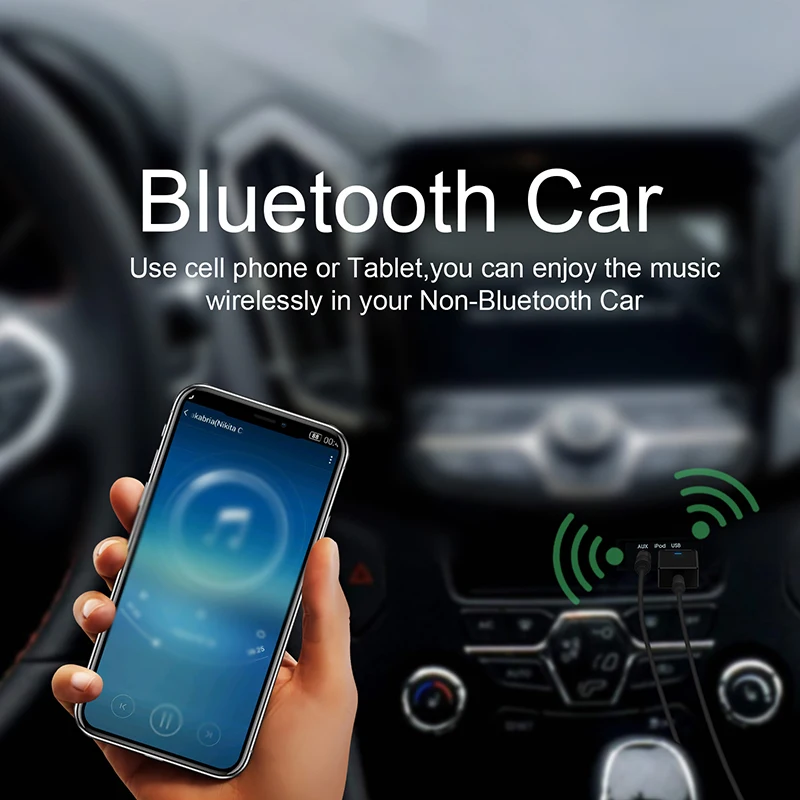 Беспроводной Bluetooth 5,0 автомобильный Hi-Fi аудио музыкальный стерео адаптер ключ приемник передатчик домашний USB 3,5 мм AUX для ТВ ПК наушники