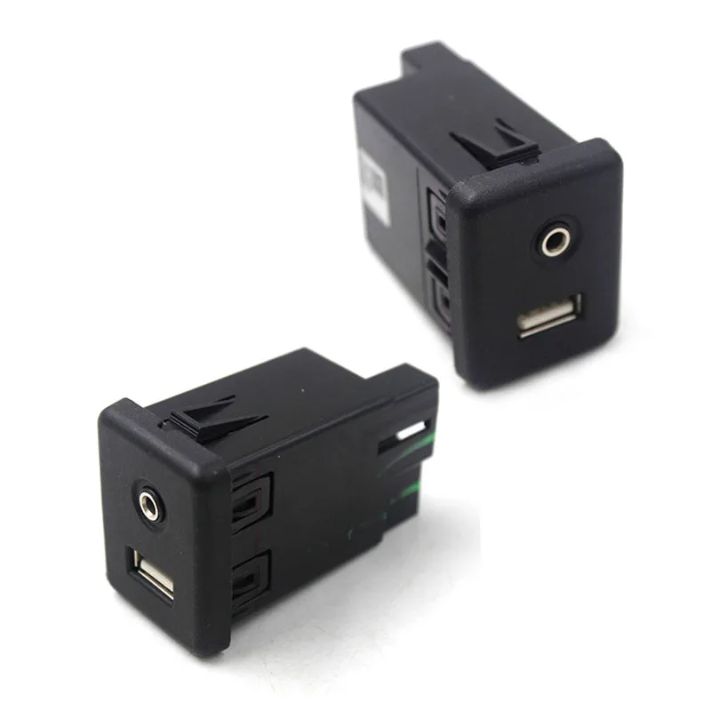 

Center Console Receptacle Jack Dual USB Port Connecor Fit GM Chevrolet 13599456