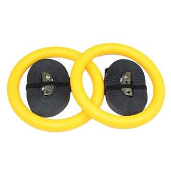 

Gymnastics Ring Fitness and Strength Training Non-Slip Ring Strap Adjustable Shoulder Strap Suitable Home Gym Exercises