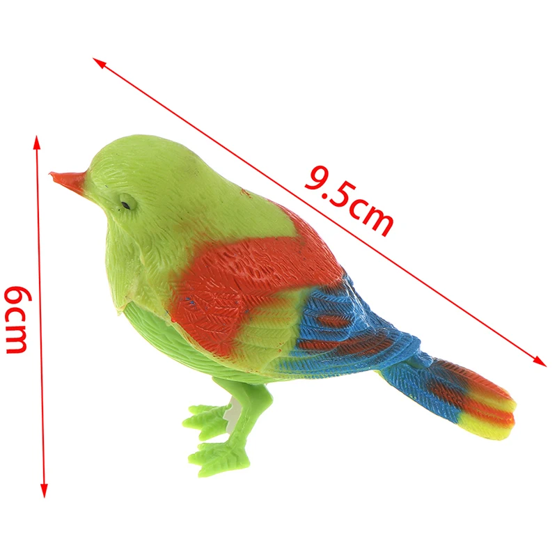 Morning Bird Voice Control Music Bird Toy Simulation Cute Sing Song Bird Toy Doll Funny Electronic Pet Cage Decoration Toys