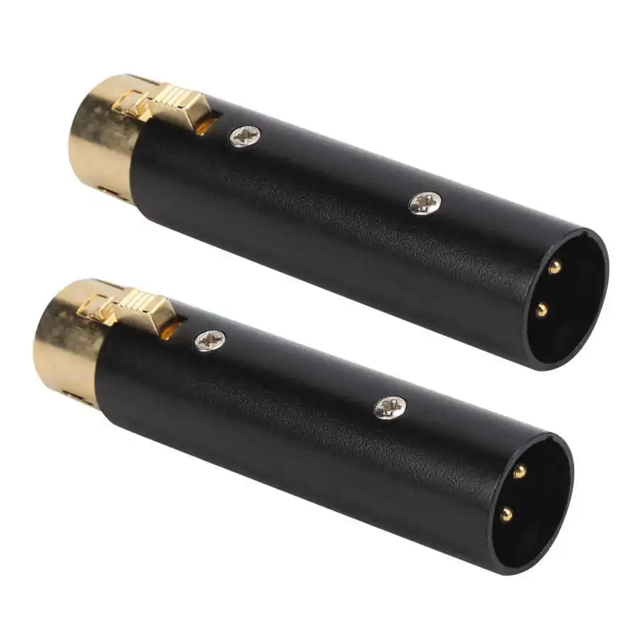 XLR 3 Pin Male to Female Audio Adapter  Zinc Alloy Microphone Connector Cable Accessories wireless microphone