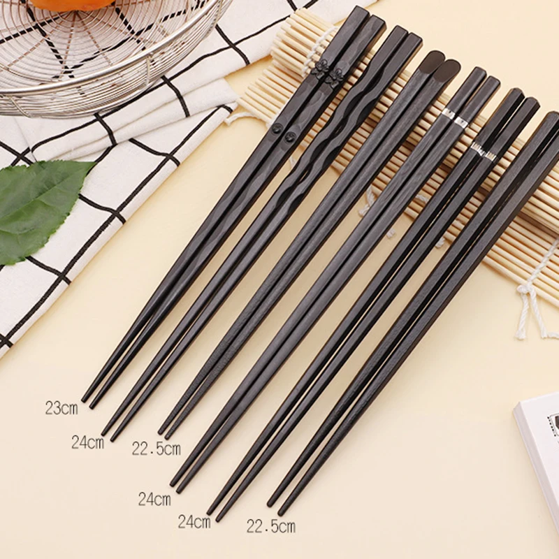 1 Pair Sushi Chopsticks Non slip Food Stick Chopsticks Reusable Chinese
