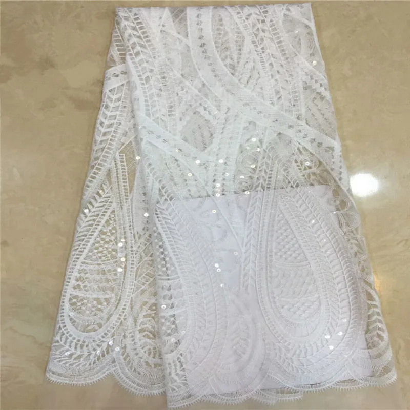 Latest Design French Sequins Lace Fabric 2019 High Quality Nigerian for Wedding African Net xc1-1148 | Дом и сад