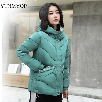 

YTNMYOP New Winter Jacket Women Zipper Clothing Outwear Plus Size S-3XL Coat Women Down Jacket Female Cotton Padded Parka Autumn