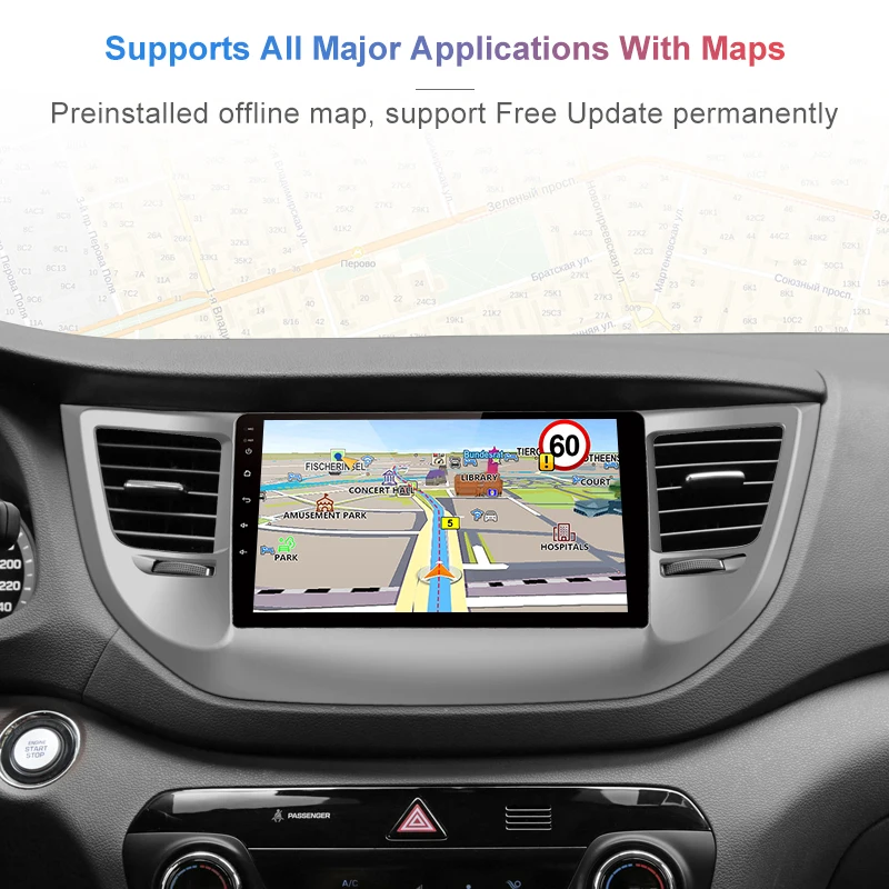 Cheap Junsun V1 2G+32G Android 8.1 For Tucson 3 iX35 2016 2017 Car Radio Multimedia Video Player Navigation GPS 2 din dvd 2