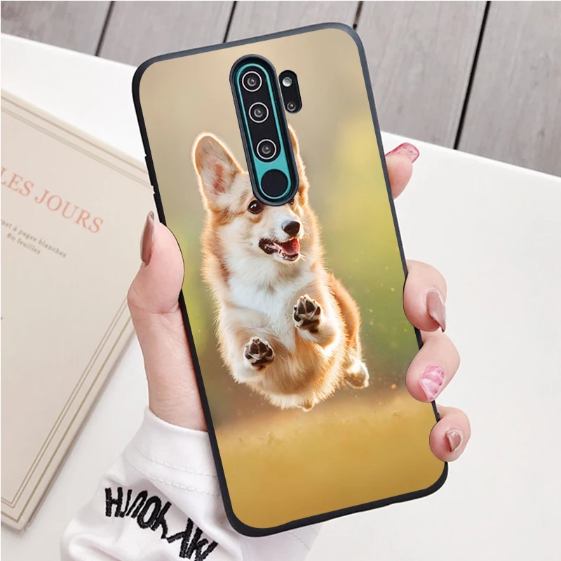 best flip cover for xiaomi Corgi Chó Silicone Ốp Lưng Điện Thoại Redmi Note 9 8 7 Pro S 8T 7A Bao xiaomi leather case case Cases For Xiaomi