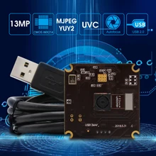 13MP 3840x2880 Автофокус USB веб-камера sony IMX214 сенсор без искажений USB веб-камера модуль с микрофоном для промышленного видения