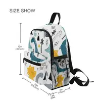 ALAZA 3pcs/set Small Kindergarten Backpack Children School Bags Kids Dinosaur print Schoolbag Baby Toddler Bag Mochila Infantil 2