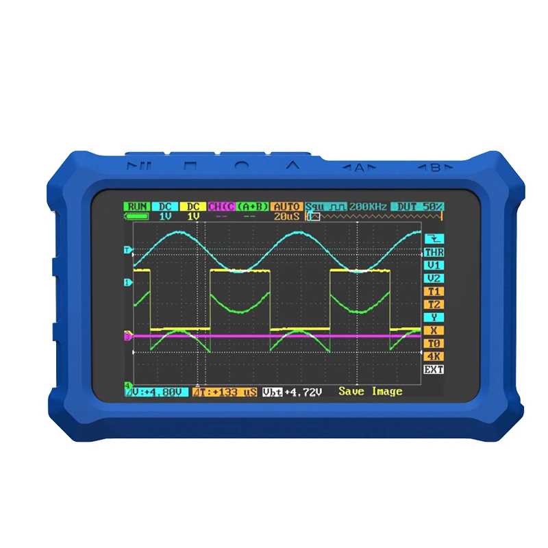 Blue Резиновый защитный чехол для осциллографа Ds213 Dso213 Ds203 Dso230 - Цвет: Blue