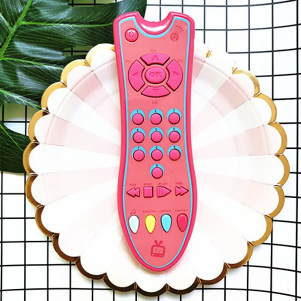 Baby Colorful Music Mobile Phone Toys Electric TV Remote Control Numbers Early Learning Educational Machine Toy Kids Xmax Gift