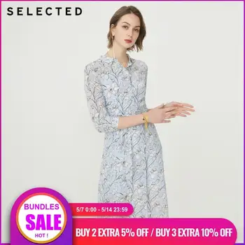 

SELECTED Mid-length Floral Turn-down Collar Dress SIG|41922J506