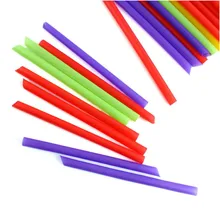 

100PCS plastic straws big straws pearl milk tea smoothie party plastic bar accessories color matching 10x190mm