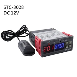 Digital Thermostat and Hygrometer Temperature & Humidity Controller (STC-3028 12V)