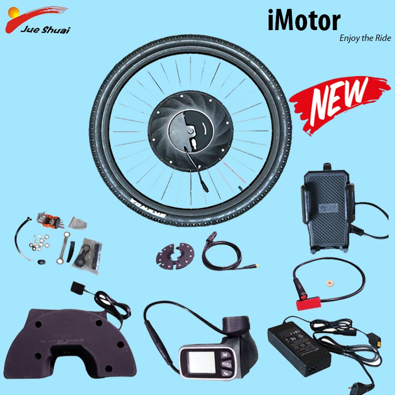 

Electric Bike Kit Battery Brushless Gear Motor Ebike Conversion Kit Elettrico Bicicletta 28 llanta Con Motor Para Bici Hub Motor