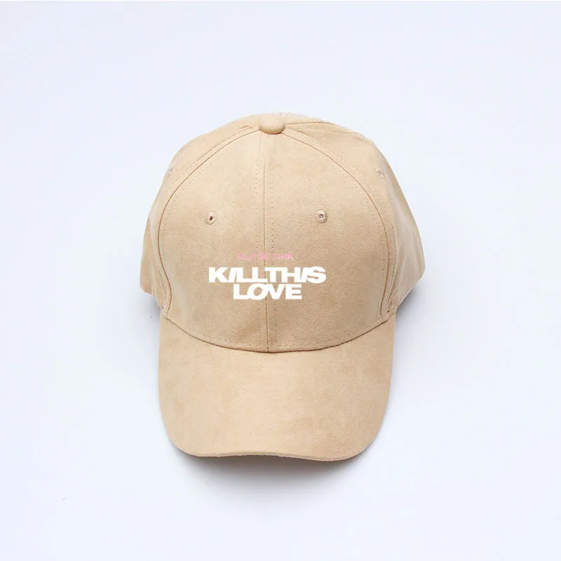 Новые Регулируемые мужские и женские шапки Blackpink Kill This Love одинаковые с принтом модные корейские стильные бейсбольныей козырек кепки унисекс