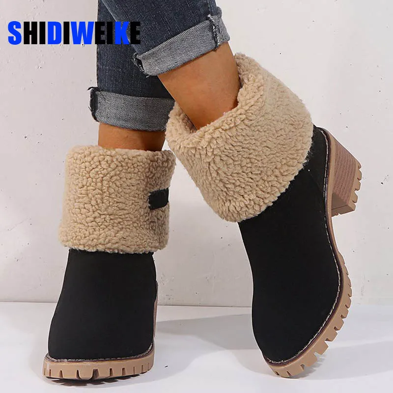 ladies warm ankle boots