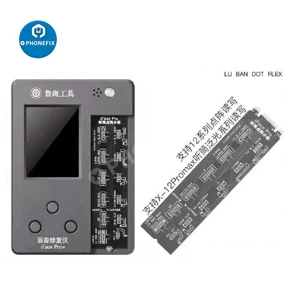 Luban iFace Pro Dot Matrix IC Flex Cable For iPhone X XR XS MAX 11-12 Pro max Repair Face ID Fixture Dot Projector LB Programmer