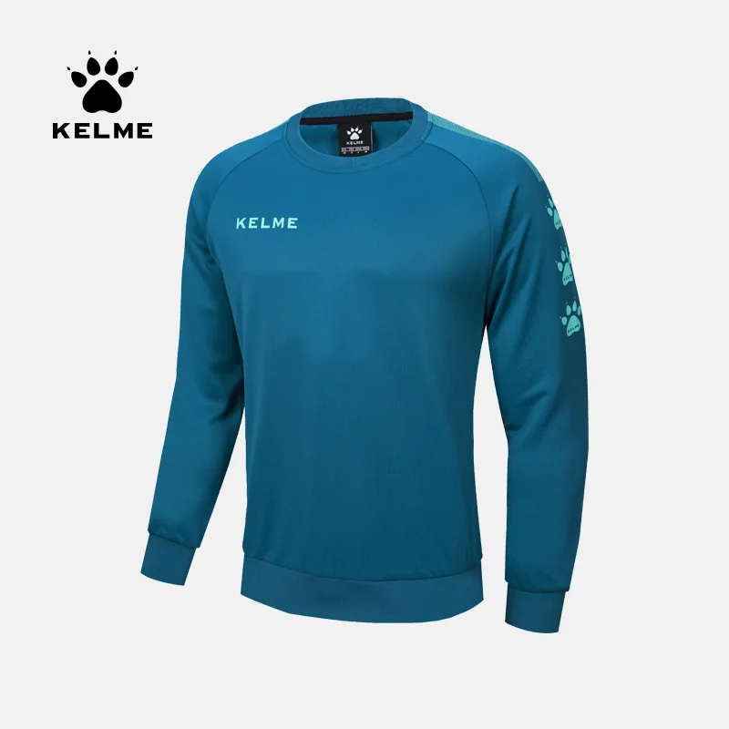 

KELME Sports Sweater Men Hoody Exercise Sweaters Spring Autumn Long Sleeve Training Shirts Soccer Sweatshirt Breathble 3891370