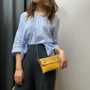 

PVC and PU Chain Women's Crossbody Bag Flap Shoulder Bag Fashion Fanny Pack Hip Purse Dinner Clutch Female Belt Waist Bags