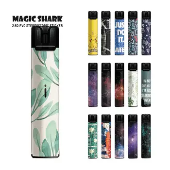 

Magic Shark 2.5D PVC Leaf Star Sky Painting Ultra Thin No Fade Vape Case Sticker Cover Film Skin for Idols Pod Kit