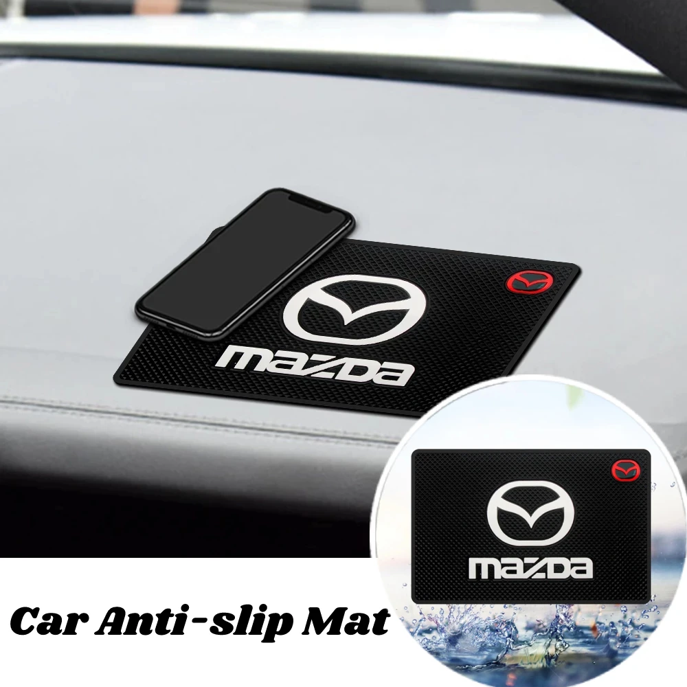 Car Interior Accessories Mobile Sticky Phone Holder Pad Silicone Dashboard Anti-slip Mat For MAZDA 3 BK BL 5 CR CW 6 II GH |