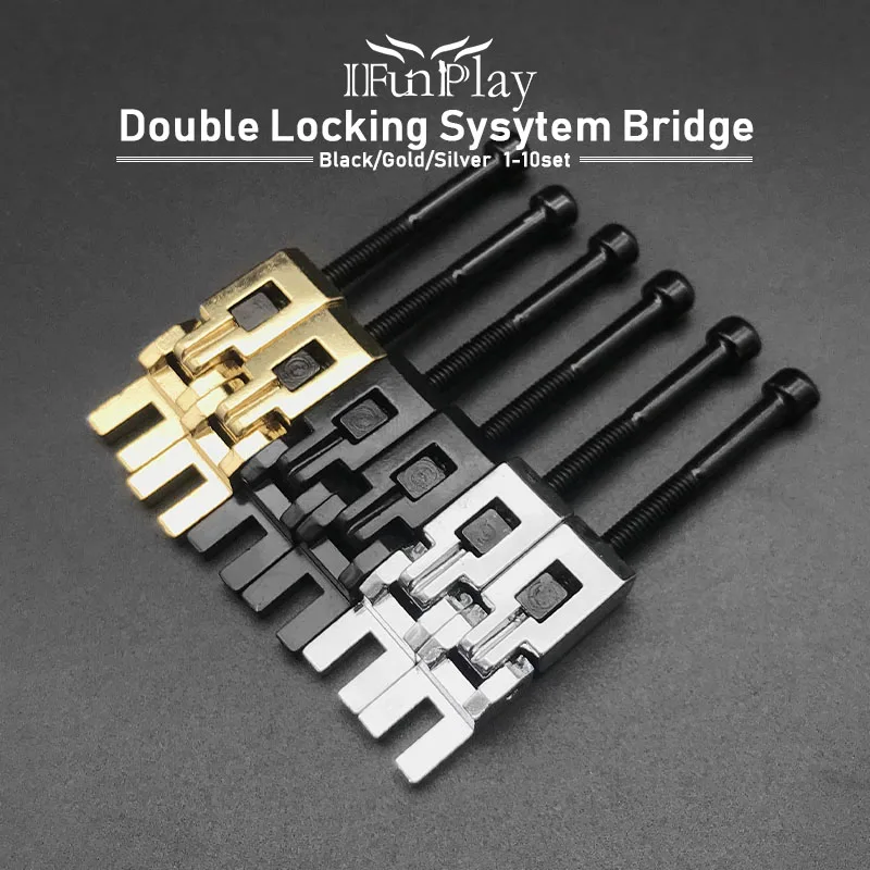 Free Shipping 6Pcs Electric Guitar Double Locking System Locked String ...
