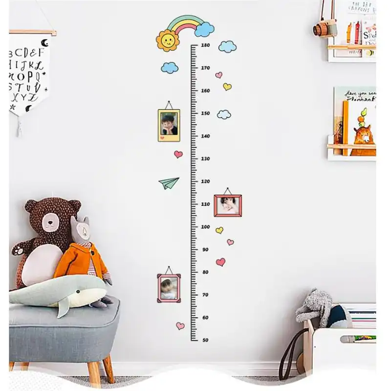 1 Pza Color Arco Iris Sol Fotos Regla Para Medir La Altura Para