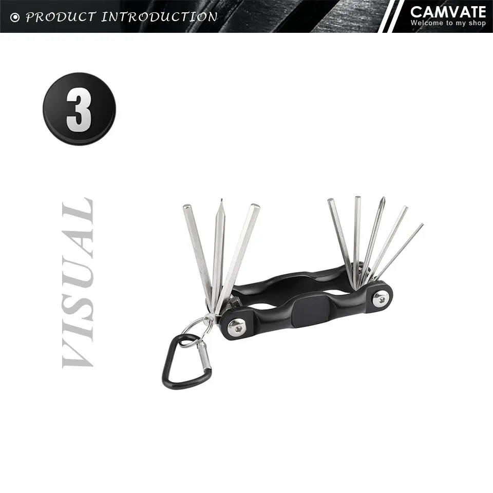 Multi-purpose 8 in 1 Folding Screwdriver Kit Wrench Set Portable Hand Tool Set A
