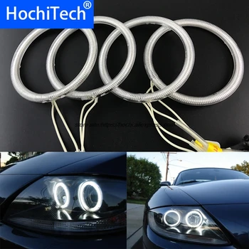 

for BMW Z4 E85 2002-2008 car styling 4pcs White Headlight Halo Rings CCFL Angel Eyes Light Kit daytime light DRL