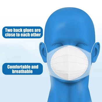 

50Pcs/Box Disposable Non-Woven Mask Filters 3 Layers Anti-Dust Anti Splash Filter for Mask PI669