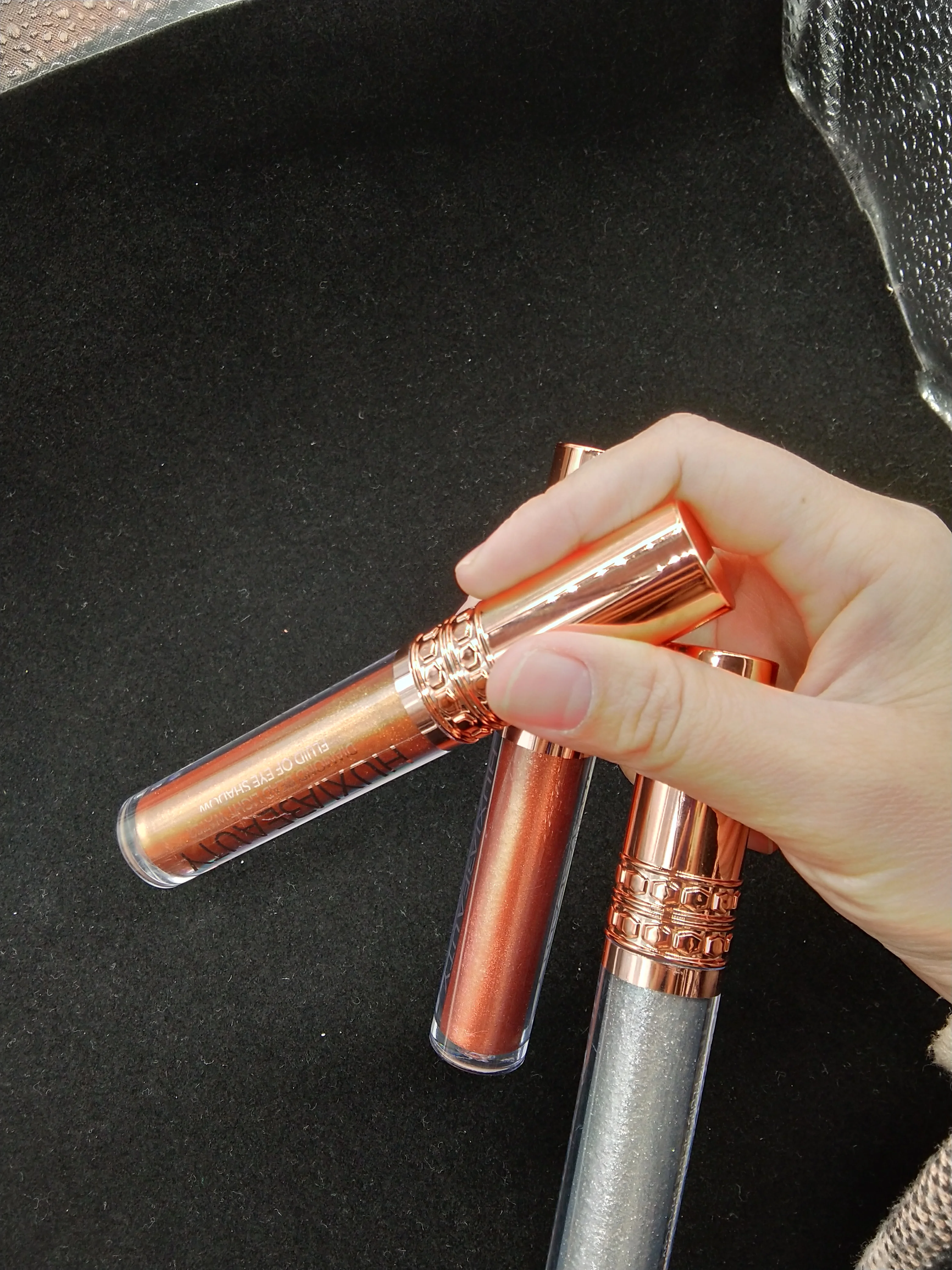Huxiabeauty макияж eyeshaw блеск для глаз фиолетовый lentejuelas красота создание Джеймс Шарль