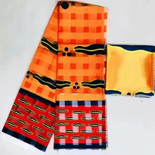 Органза ткань чистый шелк ткань африканская ткань абкара африканская вощеная ткань принтом 2+ 4 ярда органза лента шелк для вечеринки платье MM-C4