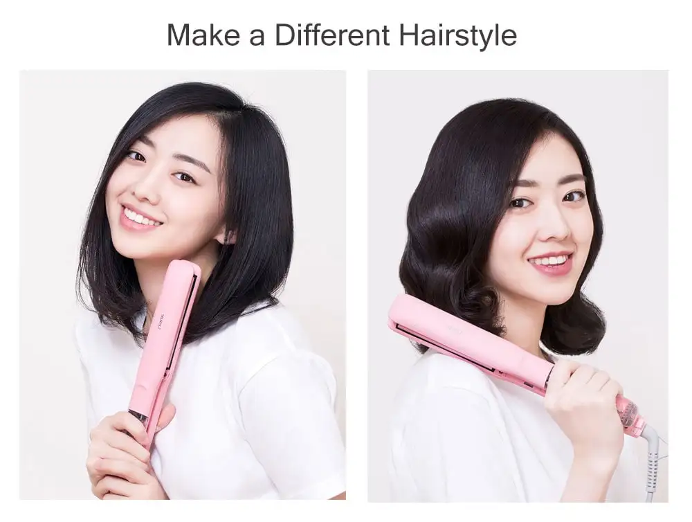 Xiaomi Yueli паровой выпрямитель для волос, бигуди для салона, для укладки волос, 5 уровней, регулируемая температура, персональное использование для взрослых