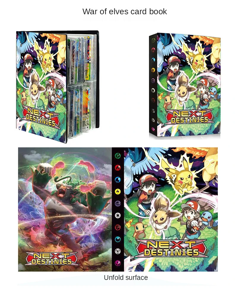 ポケモンカードゲーム 25周年記念 240個 ポケモンカードアルバム ゲームカード サイズ アニメ おもちゃコレクション ゲーム コレクションカード Aliexpress