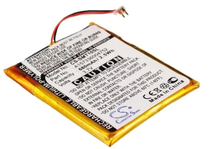 Cameron sino 450 мА/ч, батарея для SAMSUNG YP-T10J YP-T10JAB YP-T10JAGY YP-T10JARY YP-T10JAU YP-T10JR YP-T10QB/XSH A157336004752