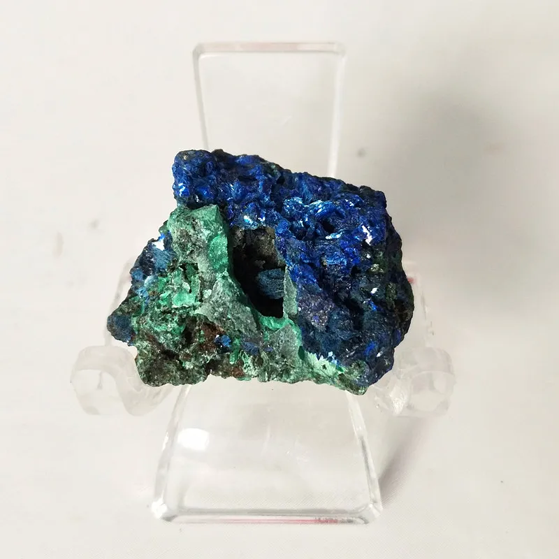 Высококачественный натуральный камень azurite и малахит симбиотические минералы хрустальные образцы камней