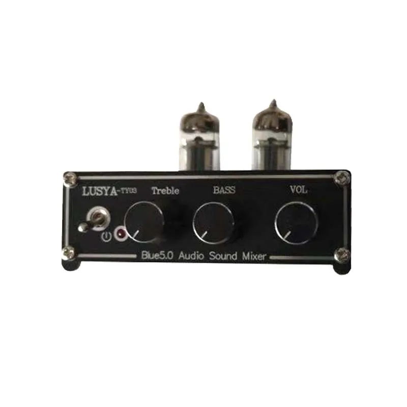 QCC3003 Bluetooth 5,0 HiFi 2,0 Cnannels 6J3 ламповый предусилитель PCM5102 декодирующий усилитель для наушников ЦАП-предусилитель с питанием