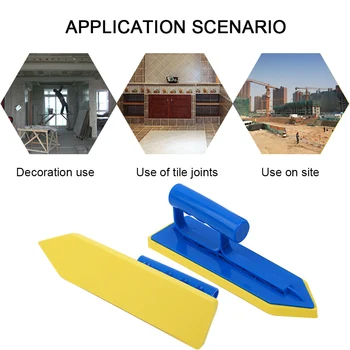 

Small Ceramic Tile Floor Home Durable Handheld Caulking Scraper Jointing Sponge Portable Interior Renovation Practical Toilet