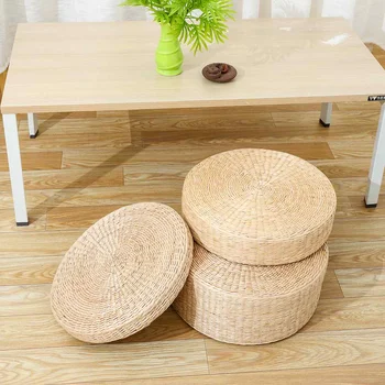 

New Rattan Tatami Seat Cushion Sofas Round Floor Meditation Yoga Mat Chair Sitting Futon Cushion Tatami Buddha Pad 40/45/50cm