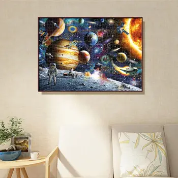 

500 PcsThicken Puzzle Kids/Adult Relieve Stress Space Traveler Pattern Assemble Jigsaw Intellective Educational Toys