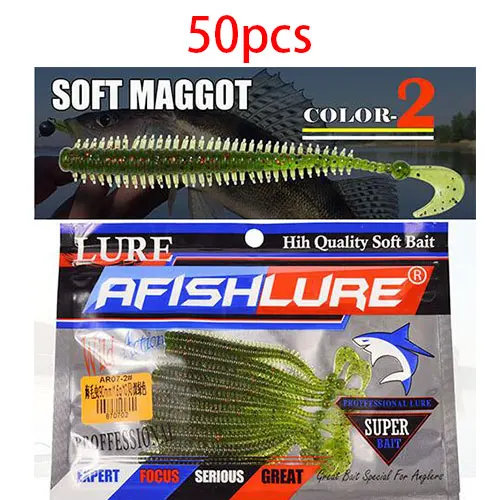 95 мм 1,6g 50/100 шт Afishlure мягкие рыболовные приманки искусственные морские черви дождевого Leurre Souple Mer мягкие приманки для океан озеро - Цвет: 50pcs-c2