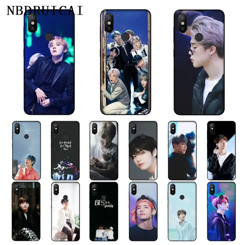 NBDRUICAI Euphoria Jungkook KPOP MAN силиконовый чехол для телефона Xiaomi 8 9 se 5X Redmi 6pro 6A 4X7 5plus note 5 7 |