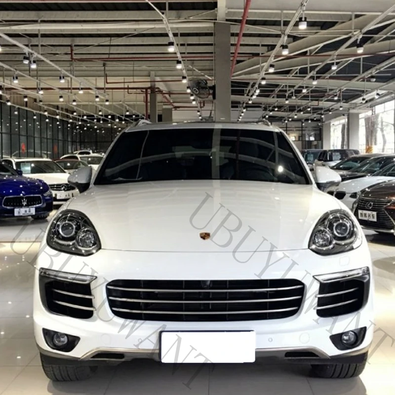 Для Porsche Cayenne ABS автомобиля передний 3D бампер сетки вентиляционное отверстие решетка грязи грили крышка планки