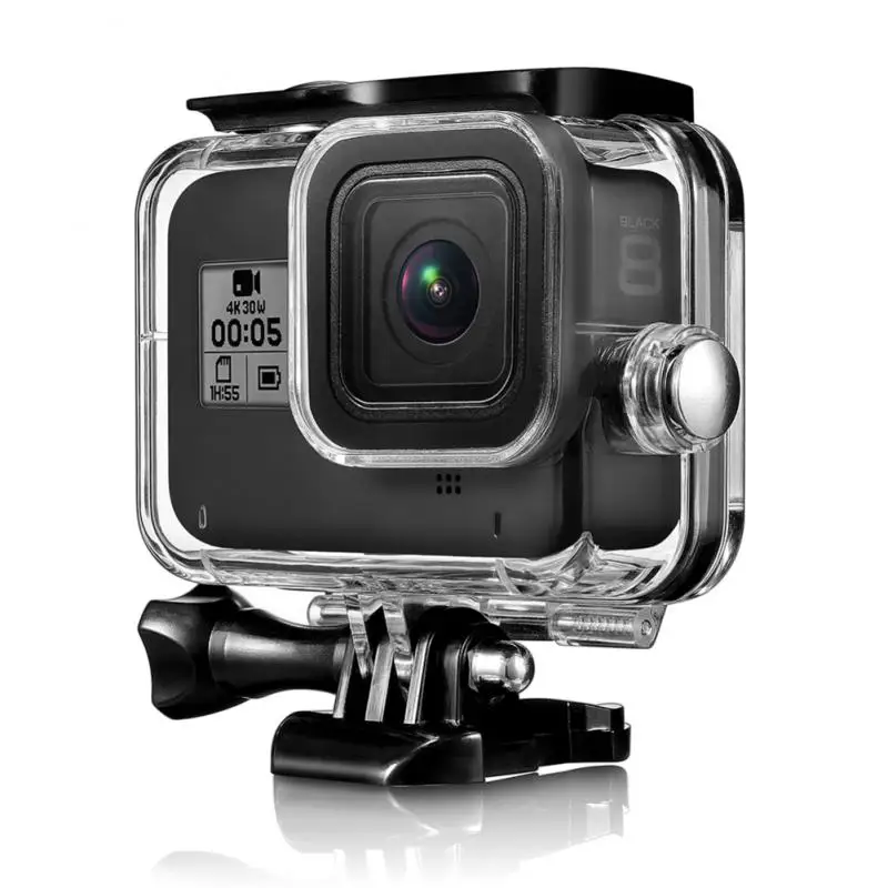 Водонепроницаемый чехол для GoPro Hero 8 черный подводный водонепроницаемый защитный чехол для GoPro экшн-камера защита